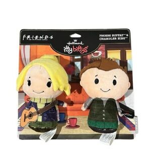 Hallmark itty bittys Friends Phoebe Buffay & Chandler Bing Plush